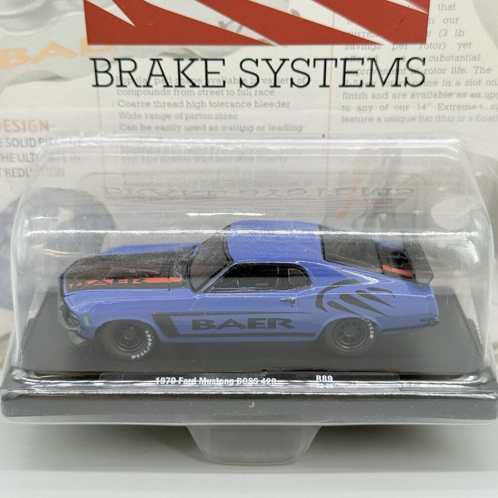 M2 Machines 1970 Ford Mustang Boss 429 Baer Racing R89 22-28 Diecast 1:64 - Picture 2 of 6
